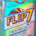 USAOPOLY Flip 7, The Ultimate Blend of Press Your Luck & Strategy, Fast-Paced Addictive Card Game, Quick to Learn & Easy to Teach, Perfect for Game Nights, 3+ Players, Ages 8 & Up, 20 Minutes Play Time