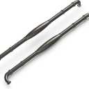 Hickory Hardware 1 Pack Solid Core Kitchen Appliance Pulls, Luxury Cabinet Handles, Hardware for Doors & Dresser Drawers, 24 Inch Hole Center, Black Nickel Vibed, Williamsburg Collection