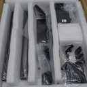 suptek Small Keyboard Tray Under Desk Pull Out with C Clamp Mount, Computer Keyboard & Mouse Tray, 20 (24.2 Including Clamps) x 11.8 inch Slide-Out Platform Computer Drawer for Typing, Black, DSF1S