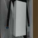 Standing Desk Adjustable Height, Mobile Stand Up Desks with Wheels Small Computer Desk Rolling Desk, Portable Laptop Desk Black Standing Table Sit Stand Home Office Desks 16"x31.5" Height 27"-43.5"