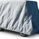 CarsCover HD Waterproof UTV Cart Cover 5 Layer Storage Covers for Polaris, Yamaha, Kawasaki (Fit up to 132 inch Long)