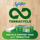 Swiffer Sweep + Mop, Wet Pads Refill, Floor Cleaner for Dirt, Dust, Hair, Cleaning Cloths for Mopping Home, Bathroom, Kitchen, All Purpose Multi-Surface Floor Wipes, Fresh and Gain, 36ct