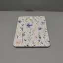 Slim Trifold Case for ipad 10th Generation 10.9 inch A14 2022 with Pencil Holder, ipad 11th Gen Case 11 inch 2025 A16, Shell Shockproof Clear Transparent Back Cover, Auto Wake/ Sleep, Purple Floral