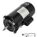 UST1202 2HP Pool Pump Motor Replacement, 115/230V Round Flange, Compatible With Hayward/A.O. Smith/Century 56J Frame Pumps, Includes Seal Kit & O-Rings (SP2615X20)