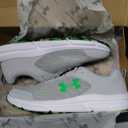 Under Armour Men's Charged Assert 10 Shoes (11.5 X-Wide, (103) Mod Gray/Mod Gray/Green Screen)