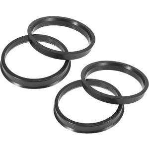 X AUTOHAUX 4pcs Plastic 66.1mm to 74.1mm Car Hub Centric Rings Wheel Bore Center Spacer