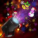 Christmas Projector Lights Outdoor Indoor,Christmas LED Lights Projector with Christmas Decorative Patterns for Indoor Outdoor Window, Ground, Roof, Wall, Holiday Projector for Xmas