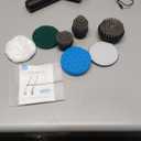 Leebein Electric Spin Scrubber, Cordless Cleaning Brush for Bathroom Shower Tub, IPX7 Waterproof Power Scrubber with 7 Brush Heads, Extendable Long Handle and 2 Speeds Scrubber for Bathtub Floor