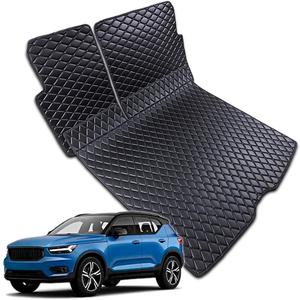 for 2018-2025 Volvo XC40/2022-2024 Volvo C40 Recharge Trunk Mat and Rear Backrest Cargo Mat Liners All Weather Anti-Slip