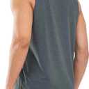 NORTHYARD Men's Workout Tank Tops Quick Dry Running Shirts Sleeveless Muscle Shirts Athletic Training Sports, Darkgrey, XL