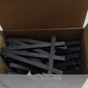 Chuangdi 12 Pieces Black Mini Wood Display Easel, Holder for Small Canvases, Cards, Photos, Notices, etc.(5 Inch)