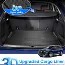 Cartist Cargo Liner Compatible with 2018-2023 2024 2025 Audi Q5 / SQ5 (No Hybrid Models) All Weather Trunk Mat High Side Waterproof Black TPE