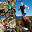 Wristband Phone Holder, No Screen Blocking, 360° Rotating Wrist Phone Mount, Memory Lock, Quick Release, for Android, iPhone 17/16/15/14/13 Pro Max/Pro/Mini/12/11/SE/Xs/XR/8 Plus, Fits 4–6.7" Phones