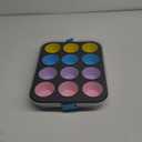 INYOU Muffin Pan for Baking,12 Nonstick Silicone Muffin Tin Liners with Heat-resistant Gloves and Carry Lid, Regular Size Cupcake Pan Reusable Baking Pans Set