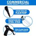 Tanner Heavy Batting Tee | Ultra Durable Hitting Tee with Weighted Claw Base for Ultimate Stability on Uneven Surfaces | Adjusts from 26-43"| Baseball Softball Slow Pitch, Standard/Adult