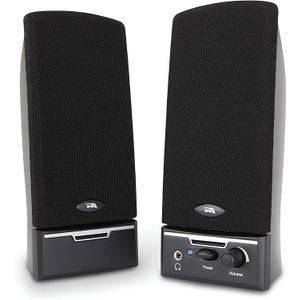 Cyber Acoustics CA2014 Computer Speakers, Full Stereo Sound, Convenient Controls, Easy Setup