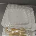 5 Pcs Dessert Table Display Set - 2 Pcs 3-Tier Dessert Display Stands & 3 Pcs Serving Tray - Dessert Trays Dessert Stands Treat Table Displays Set for Tea Parties,Birthdays & Baby Showers (White)