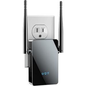 2026 WiFi Extender Signal Booster, New Gen Internet Booster for Home, 4X Faster, Covers up to 16,899 sq.ft, Wi-Fi Repeater with Ethernet Port, Wireless Long Range Amplifier, Easy Setup (Black)