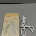 docolor Heated Eyelash Curler Fast Heat up Within 10s, 24 Hours Long Lasting Electric Eyelash Curler 3 Temperature Modes with USB Rechargeable Safe lash Curler Quick Natural Curling Eye Lashes (White)