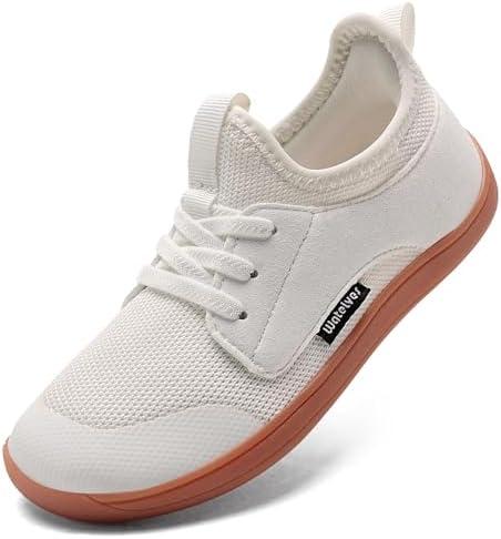WateLves Toddler Little/Big Kid Wide Barefoot Shoes Boys Girls Minimalist Sneakers Splay Naturally Lightweight Breathable Running Tennis Shoes, Size 25