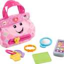Fisher-Price Baby & Toddler Toy Laugh & Learn My Smart Purse with Lights, Learning Songs & 5 Accessories for Infants Ages 6+ Months