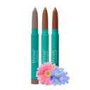 Thrive Causemetics Brilliant Eye Brightener Matte Classic Eyeshadow Stick Bundle, 3 Shades, Waterproof & Crease Proof Cream to Powder Long Lasting Formula, 3 Shadow Sticks & Confetti Makeup Bag