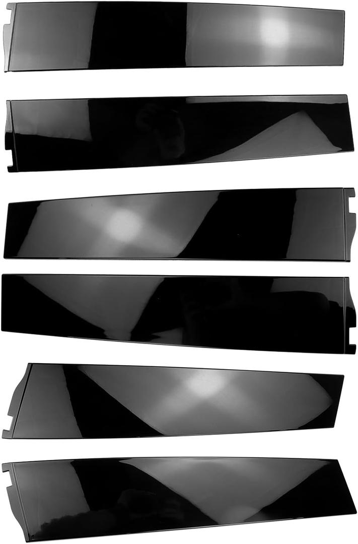 6 Pcs Door Window Trim Molding Panel,B C Pillar Applique for Chevrolet Tahoe for Cadillac Escalade for GMC Yukon 2015-2018 Replaces 926-241 926-242 926-243 926-244 926-245 926-246