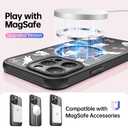 FUNMIKO for iPhone 15 Pro Case Wireless Charging & Military-Grade Protection - Cute Floral Design for Women Girls, Non-Slip Matte Cover with Shockproof Corners - Adorable Rabbit and Bows