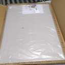 Acrylic Dry Erase Board for Wall, 36 "x 24" Black Non-Magnetic Acrylic Wall Memo Board, Large Clear Family Planner White Board for Home and Office - Blank