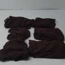 NORTHERN BROTHERS Dining Chair Covers-Stretchable Dining Room Chair Covers Set of 6 Parsons Chair Slipcover, Chocolate