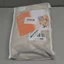 Melodieux Elegant Cotton Room Darkening Blackout Curtains for Living Room Bedroom Thermal Insulated Grommet Drapes, 52 by 84 Inch, Beige (1 Panel)