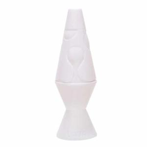 Lava LED Lamp White Base & 4 Color Changing LED Lights And Emergency Light