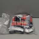 6 Pcs Kitchen Decor Set Accessorie Farmhouse Kitchen Towels Pot Holders Oven Mitts Set 2 Dish Towels 2 Pot Holders 2 Cooking Mittens Oven Glove for Cooking(Red and Black,Geometric)