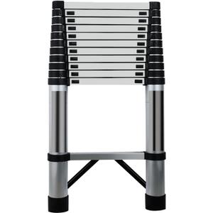 15.5 FT Telescoping Ladder - Stainless Steel Telescopic Straight Ladder - 330lb Capacity, Locking Mechanism & Extra Wide Pedals, Extension ladders for Home Decor, RV or Outdoor Work 15 FT