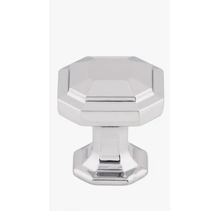 Asidrama 10 Pack Single Hole Center Polished Chrome Kitchen Cabinet Knobs, Cabinet Knobs Kitchen Cabinet Hardware for Cupboard