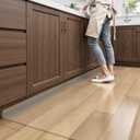 DEXI Plastic Kitchen Runner Rug 23"x71", Vinyl Floor Protector Mat Waterproof, Clear Carpet for Indoor Laundry Hallway Front Sink