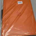 LIWSHWZ 1000+ Card Binder-Two Large Interior Pockets, Compatible with TCG, MTG, Sports Cards, Premium Trading Card Binder with Reinforced Handle, Orange, 17.5" x 13.4" x 1.97"