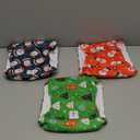 CuteBone Dog Diapers Male Washable Belly Band for Male Dogs Wraps Black 3pcs a Pack DM54XS (XS(9"-11"))