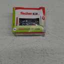 fischer DuoPower 1/4" x 1-3/16" S PH, 50 Plugs & 50 Screws, Powerful Universal Plug with Intelligent 2-Component Technology for Fastenings in Concrete, Bricks, Drywall, Chipboard, etc