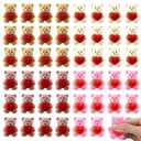 Civaner 60 Pcs Valentines Day Gifts Mini Bear Taba Stress Relief Mini Valentines Basket Fillers Cute Fidget Easter Basket Stuffers or Adults Birthday Party Office Stocking Stuffer Gift