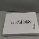 DREAM PAIRS Women's Chunk Low Heel Pump Sandals, 7,5