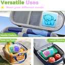 2 x Boo Boo Ice Pack for Kids, Elephant Shaped Gel Ice Pack for Injuries, Cute Reusable Cold Compress for Children's Bumps & Bruises, Also Great for Lunch Boxes