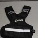 ZELUS Weighted Vest for Men and Women | 4-10lb Vest with 6 Ironsand Weights for Home Workouts | Adjustable Body Weight Vest Exercise Set for Cardio and Strength Training (Black)