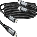 10 Ft iPhone Charger Cord 1Pack Long MFi Certified Lightning Cable 10 Feet Braided USB iPhone Charging Cord with Apple iPhone 14 13 12 11 Pro Max XS XR X 8 7 6 5 Plus iPad