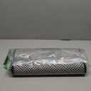 YIHOUSE Thin Bath Mat Black Bathroom Rugs Sets 2 Pieces, Non Slip Absorbent Mats Quick Dry, Woven Rugs Washable, Tapetes Para Bao For Bathroom Toilet, Bathtub (17"x24"+17"x32")