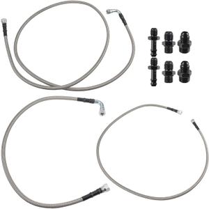 AUTOKAY 47RE Transmission Cooler Lines Kit Heavy Duty Fits for Dodge Ram Cummins 5.9L 1996-2002