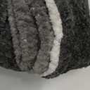 NEWCOSPLAY Super Soft Throw Blanket Ombre Dark Grey Premium Silky Flannel Fleece Leaves Pattern Lightweight Bed Blanket All Season Use (Ombre Dark Grey, Throw(50"x60"))