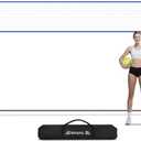 BAGAIL Volleyball Net, 12ft/20ft Portable Volleyball Net for Backyard - Adjustable Height, Heavy-Duty Frame, Freestanding Design - Portable Outdoor/Indoor Volleyball Set with Carry Bag
