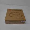 ACEPRUT New Upgrade Glass Microwave Splatter Cover for Food with Ceramic Handle & Heat-resistant Screw, 100% Food Grade BPA Free & Dishwasher Safe Microwave Plate Cover