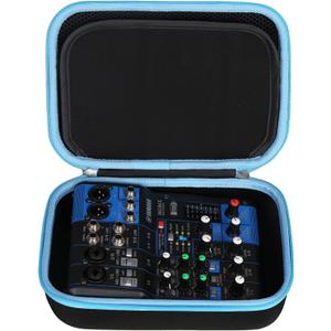 Tourmate Hard Storage Case Compatible for YAMAHA MG06X/MG06 6-Input/AG03/AG03 MK 2/AG06MK 2 Stereo Mixer, Protective Hard Shell Carrying Bag(CASE ONLY)